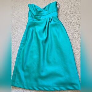 Alfred Angelo 7073 COLOR IS JADE Strapless BRIDESMAID COCKTAIL DRESS